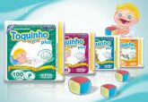 Fraldas Descartavel Infantil Toquinho Plus