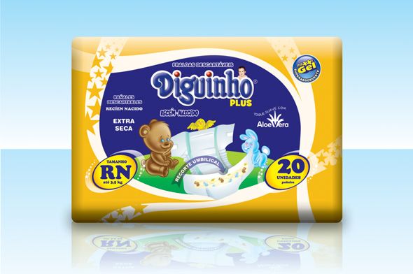 Fraldas Desc RN Diguinho Plus